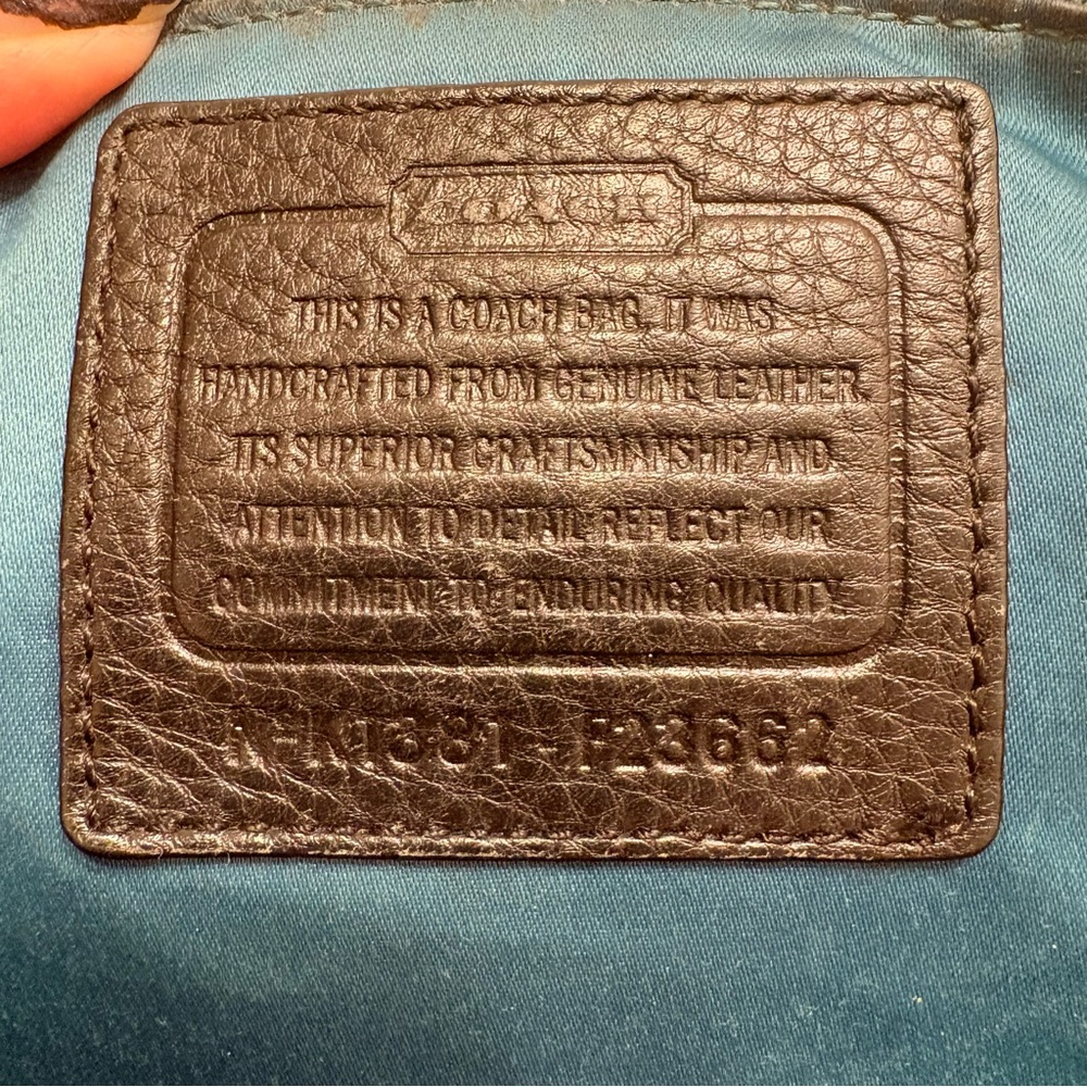 Coach Black Leather Tote Bag - Picture 4 of 16
